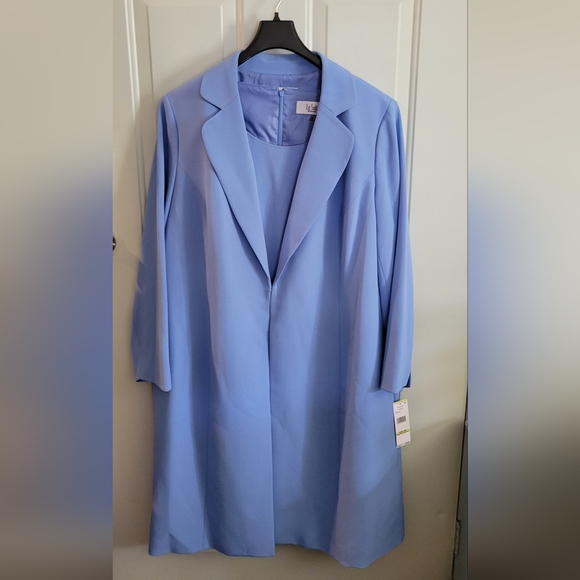 Le Suit Topper Jacket and Sheath Dress Suit - Picture 1 of 6